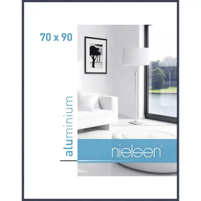 Alurahmen Classic 70x90 cm | Blu | Normalglas (2 mm)