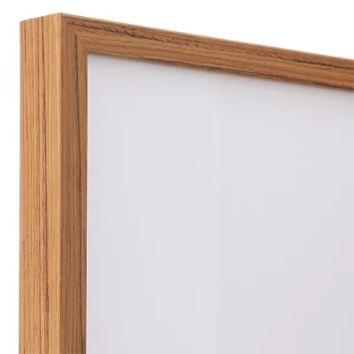 Træramme specialskåret, Loft 15 Teak | Normalglas (2 mm)