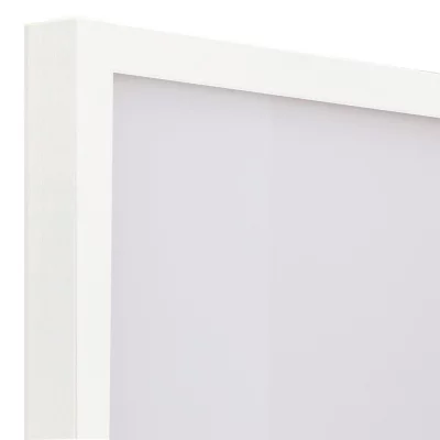 Træramme specialskåret, Loft 15 Hvid | Tom ramme (uden glas/bagside)