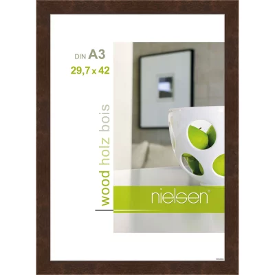 Houten lijst Essential 29,7x42 cm (A3) | palissander | normaal glas (2 mm)
