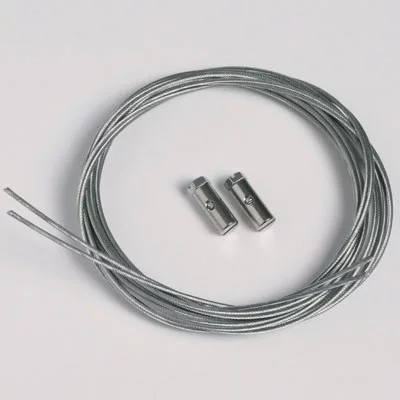 50 szt. linek stalowych 1,3mm/200cm z zaciskami zintegrowanymi (max. ciężar 7 kg) max. Tragkraft 7 kg
