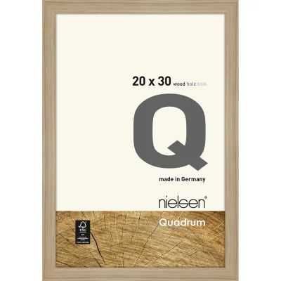 Ramka na zdjęcia Quadrum 20x30 cm | dąb naturalny | szkło standardowe (2 mm)