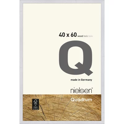 Houten lijst Quadrum 40x60 cm | sneeuwwit | normaal glas (2 mm)