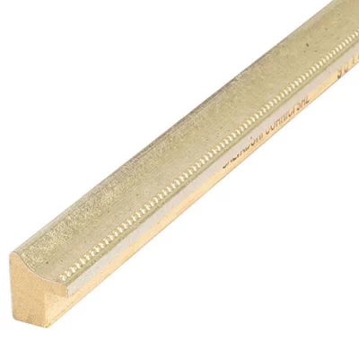 Holzrahmen Sonderzuschnitt, Opera 15 Silber | Normalglas (2 mm)
