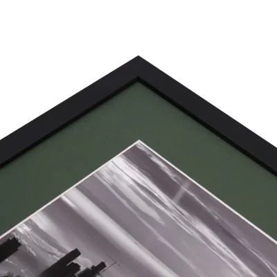 1,4 mm WhiteCore standaard passe-partout met individueel knipsel 70x100 cm | Forest Green