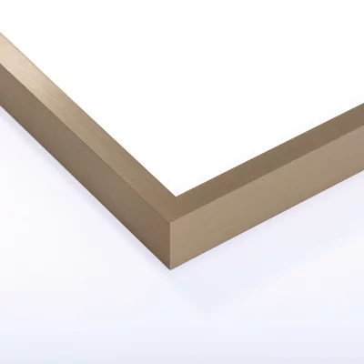 Alurahmen Profil K - Sonderzuschnitt bronze | Normalglas (3 mm)