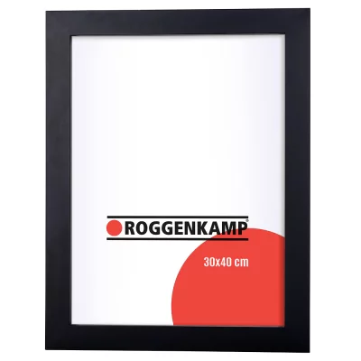 3D kader met afstandshouder van beuk / esdoorn 21x29,7 cm (A4) | beuk, zwart | normaal glas (3 mm)