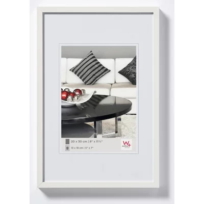 Rama aluminiowa Chair 59,4x84,1 cm (A1) | biały | szkło standardowe (2 mm)