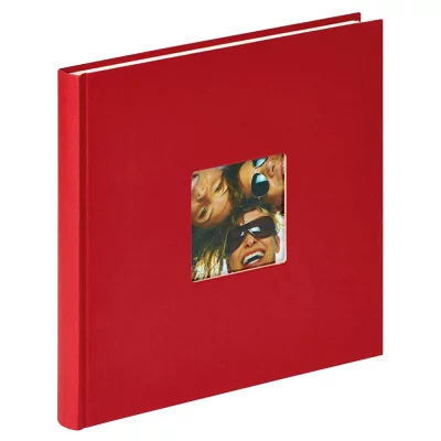 Fotoboek Fun - 40 pagina's, 26x25 cm 26x25 cm | rood