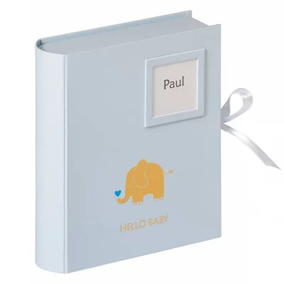 Baby Herinneringendoos Baby Animals 29x34 cm | blauw