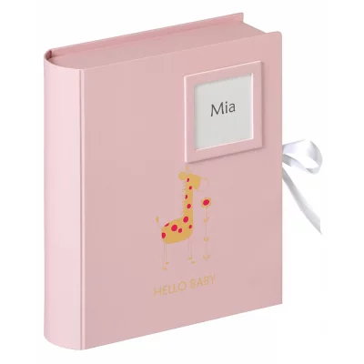 Baby Herinneringendoos Baby Animals 29x34 cm | roze