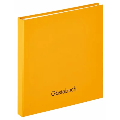 Thumbnail von G&auml;stebuch Fun mit 50 Seiten, 25x26 cm maisgelb