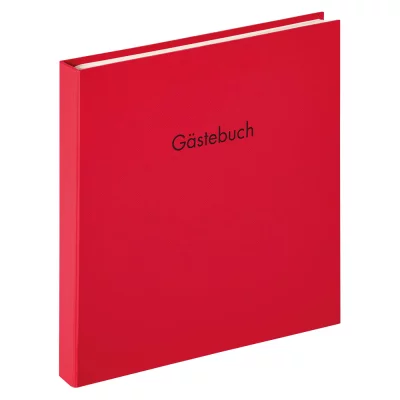 Thumbnail von Gästebuch Fun mit 50 Seiten, 25x26 cm rot