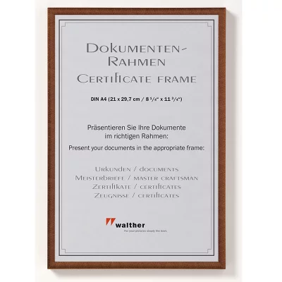 Kunststof kader New Lifestyle 21x29,7 cm (A4) | brons | normaal glas (2 mm)