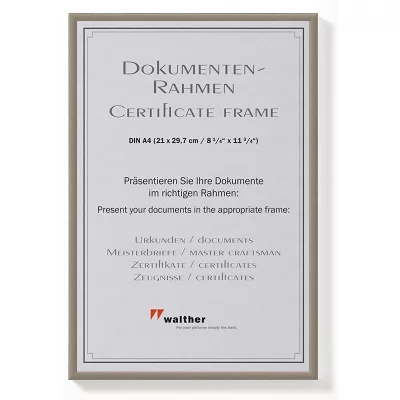 Kunststof kader New Lifestyle 21x29,7 cm (A4) | staal | normaal glas (2 mm)
