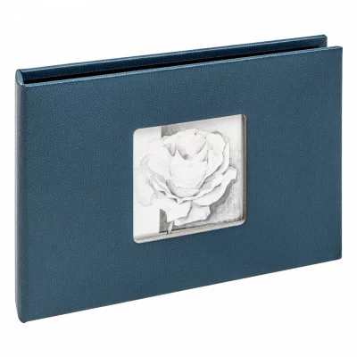 Condoleance album Beyond voor 12 foto's, 12x17 cm 12x17 cm | blauw