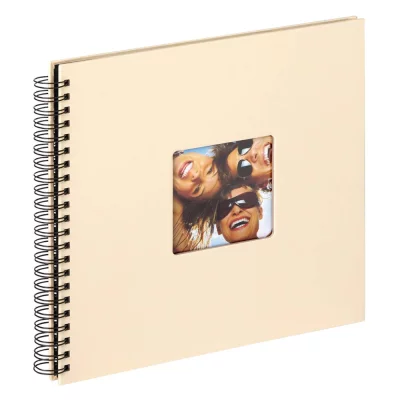 Spiraal fotoboek Fun - 50 pagina's, 30x30 cm 30x30 cm | crème