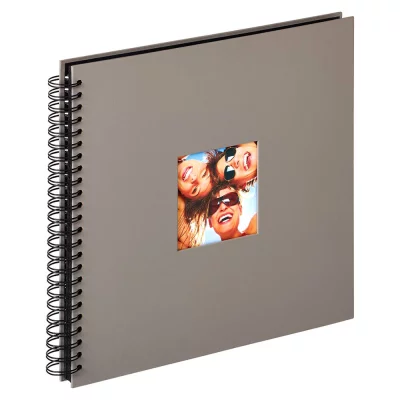 Spiraal fotoboek Fun - 50 pagina's, 30x30 cm 30x30 cm | grijs