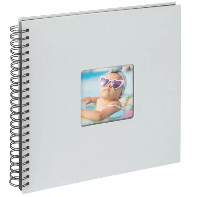 Spiraal fotoboek Fun - 50 pagina's, 30x30 cm 30x30 cm | lichtblauw