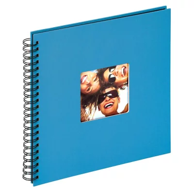 Spiraal fotoboek Fun - 50 pagina's, 30x30 cm 30x30 cm | oceaanblauw