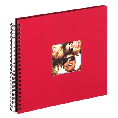 Spiraal fotoboek Fun - 50 pagina's, 30x30 cm 30x30 cm | rood