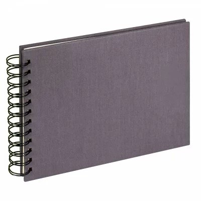 Spiraal fotoboek Cloth - 40 pagina's, 23x17 cm 23x17 cm | antraciet