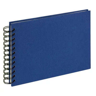 Spiraal fotoboek Cloth - 40 pagina's, 23x17 cm 23x17 cm | blauw