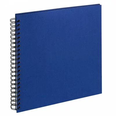 Spiraal fotoboek Cloth - 50 pagina's, 30x30 cm 30x30 cm | blauw