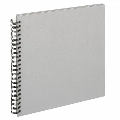 Spiraal fotoboek Cloth - 50 pagina's, 30x30 cm 30x30 cm | grijs