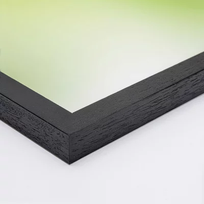 Holzrahmen Profil 102 35x50 cm | Schwarz | Normalglas