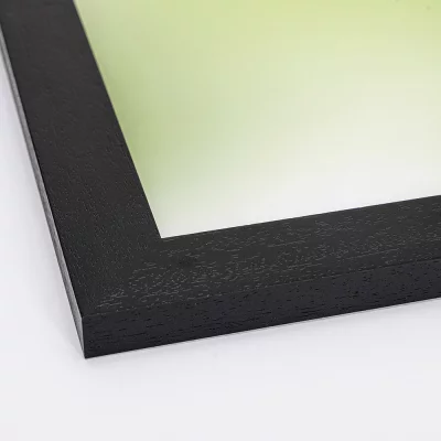 Holzrahmen Profil 107 40x50 cm | Schwarz | Normalglas