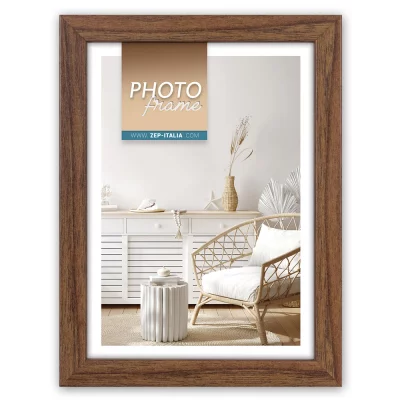 Houten kader Vivan 10x15 cm | bruin | normaal glas (2 mm)