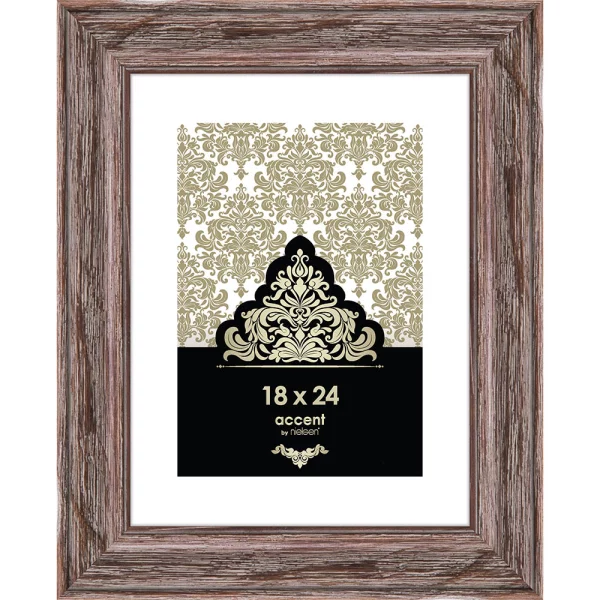 Cadre en bois Vintage 18x24 cm | brun | verre standard (2 mm)