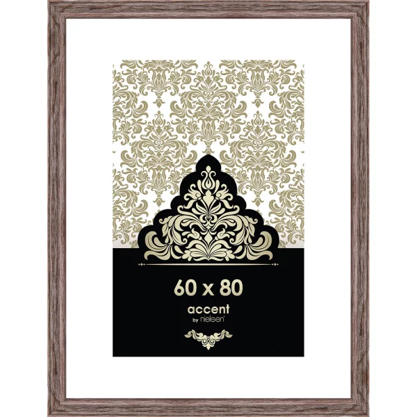 Cadre en bois Vintage 60x80 cm | brun | verre standard (2 mm)