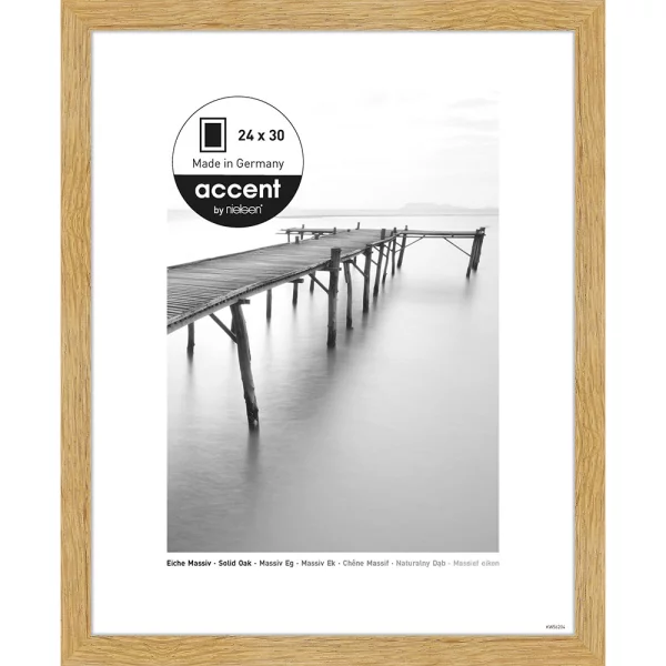 Cadre en chêne Scandic 24x30 cm | chêne | verre standard (2 mm)
