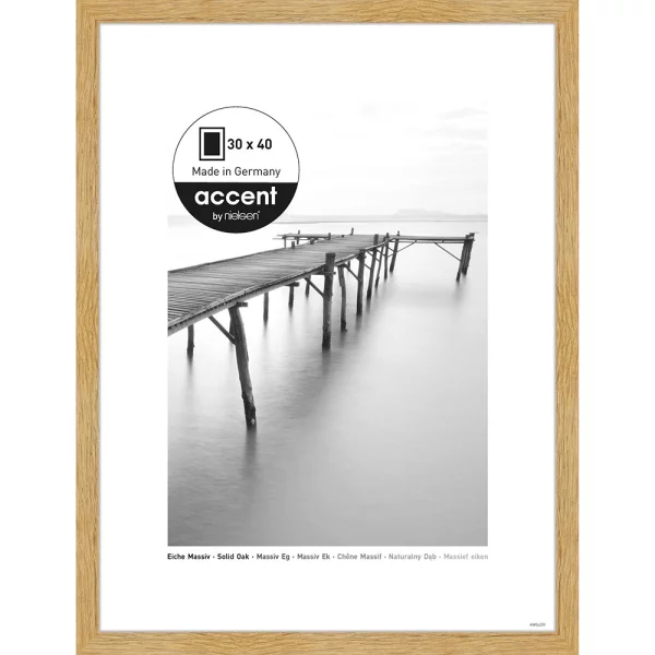 Cadre en chêne Scandic 30x40 cm | chêne | verre standard (2 mm)