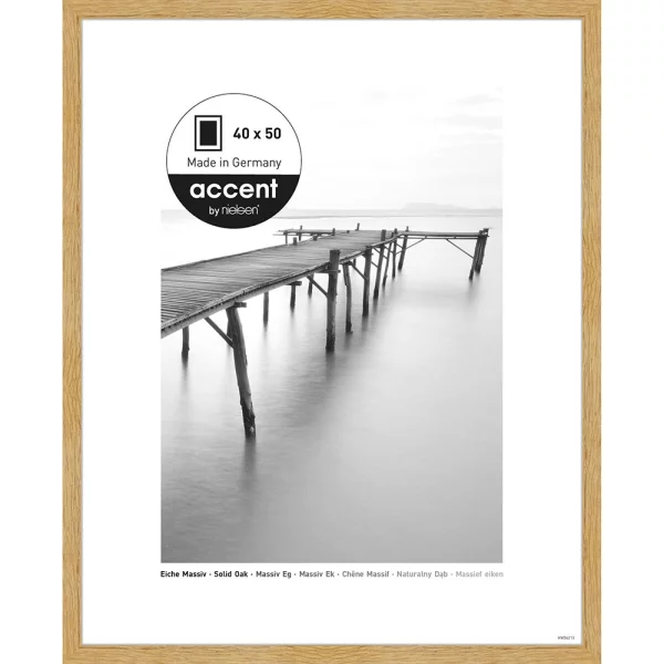 Cadre en chêne Scandic 40x50 cm | chêne | verre standard (2 mm)