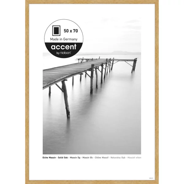 Cadre en chêne Scandic 50x70 cm | chêne | verre standard (2 mm)