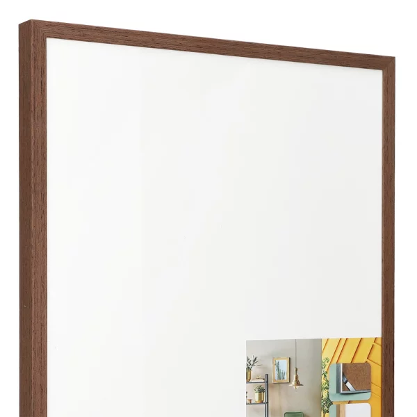 Alu Bilderrahmen BARTH - Serie 1125 - Maßanfertigung Wenge Echtfurnier natur | Normalglas (2 mm)