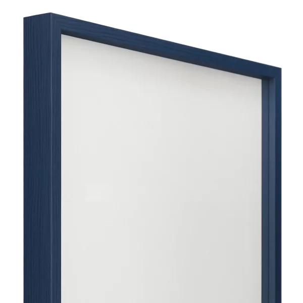Alu-Bilderrahmen Barth NXT mit Distanzleiste, Serie 1131 - Maßanfertigung Marine - Furnier Holzoptik | Normalglas (2 mm)
