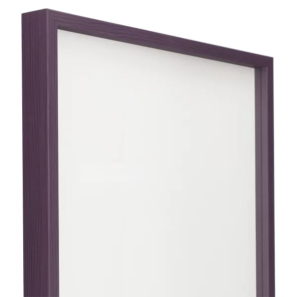 Alu-Bilderrahmen Barth NXT mit Distanzleiste, Serie 1131 18x24 cm | Violett - Furnier Holzoptik | Normalglas (2 mm)