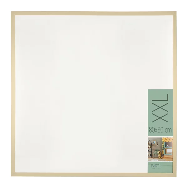 Alu Bilderrahmen BARTH - Serie 1828 XXL - Maßanfertigung Gold | Acrylglas UV 90 (2 mm)