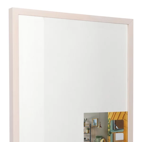 Holz Bilderrahmen BARTH - Serie 209 - Maßanfertigung Pappel weiß gefärbt | Normalglas (2 mm)