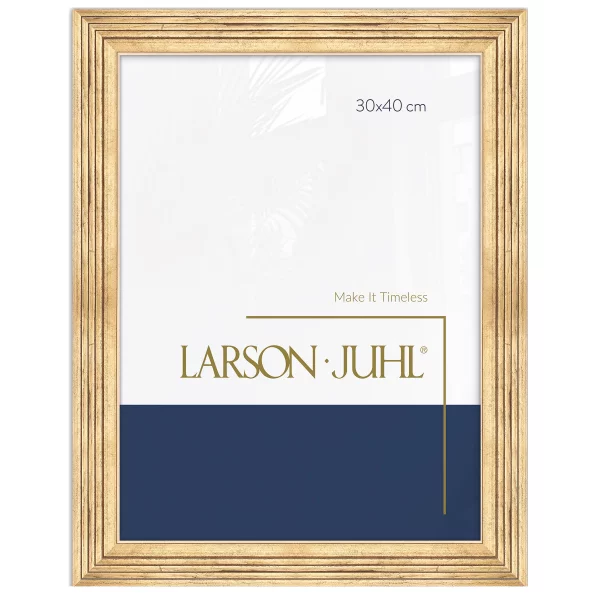 Holz-Bilderrahmen La Scala - 3,9 50x60 cm | Gold | Normalglas (2 mm)
