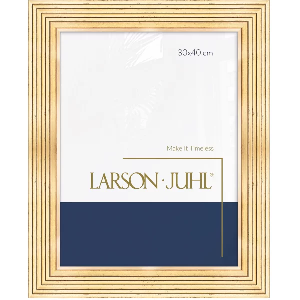 Cadre en bois La Scala - 5,3 - sur mesure or | verre standard (2 mm)