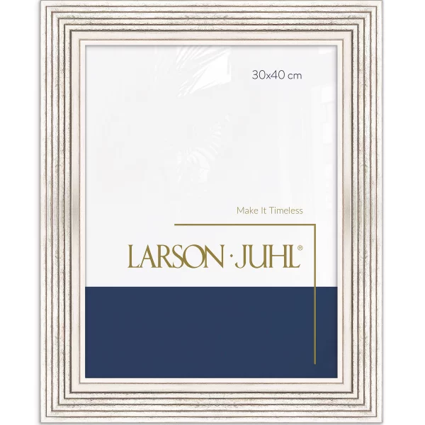 Cadre en bois La Scala - 5,3 - sur mesure argent | verre standard (2 mm)