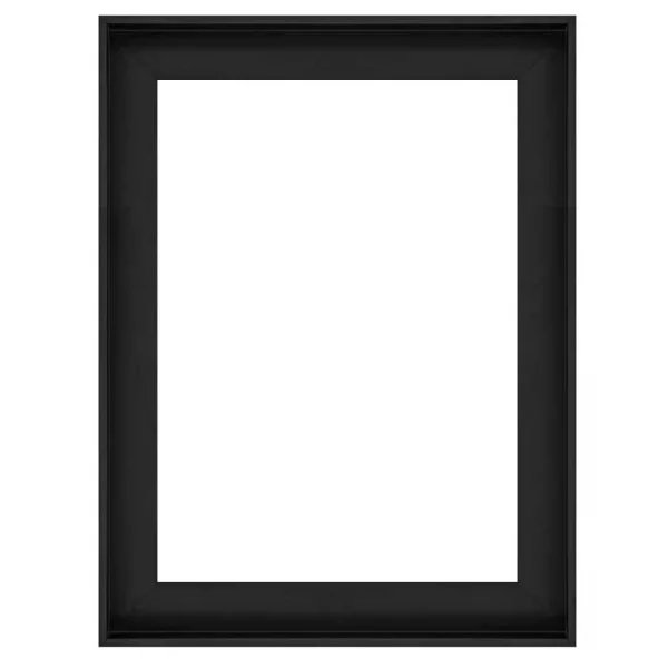 Schattenfugenrahmen FLOATS 50 42x59,4 cm (A2) | Schwarz | Leerrahmen (ohne Glas und Rückwand)
