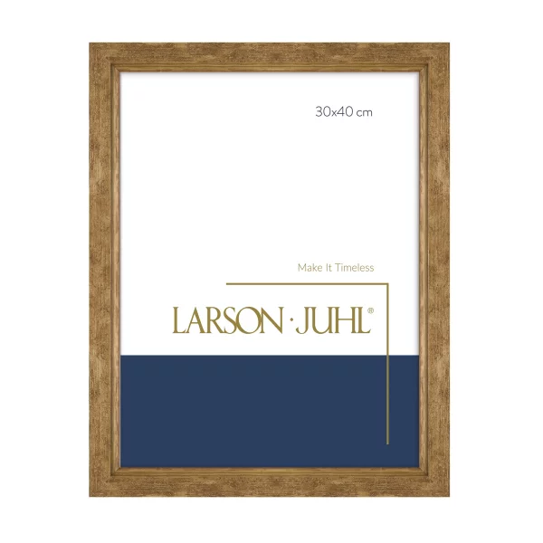 Holz Bilderrahmen LUCERNE 2,9 42x59,4 cm (A2) | Gold | Normalglas (2 mm)