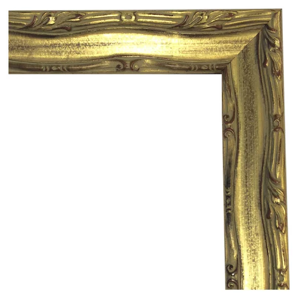 Holz Bilderrahmen CHATEAU 361 24x30 cm | Gold | Normalglas (2 mm)