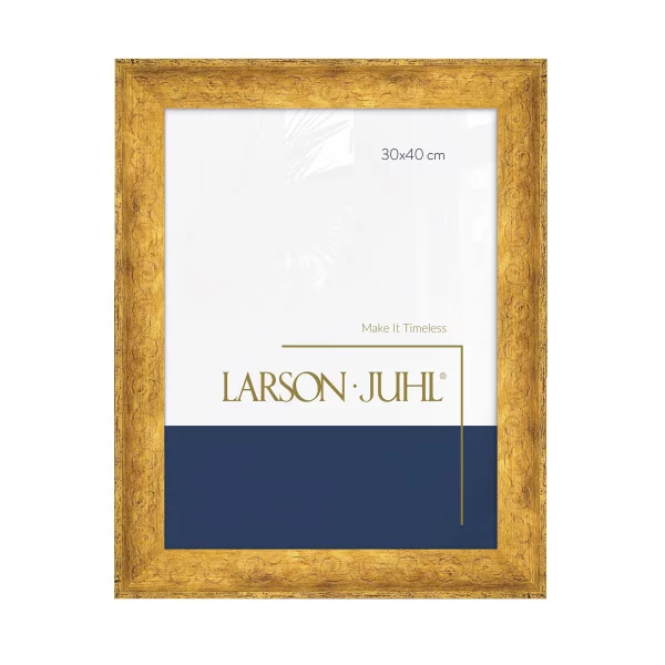 Holz Bilderrahmen MANTILLA 4,5 24x30 cm | Gold | Normalglas (2 mm)